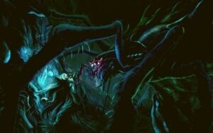 Ungoliant imprigiona Melkor